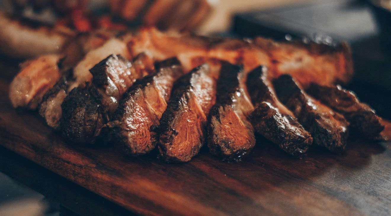 Ember Steak with Olive Oil and Salt